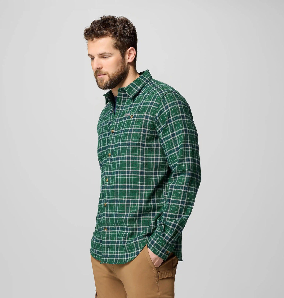 Men's Cornell Woods Flannel Long Sleeve Shirt