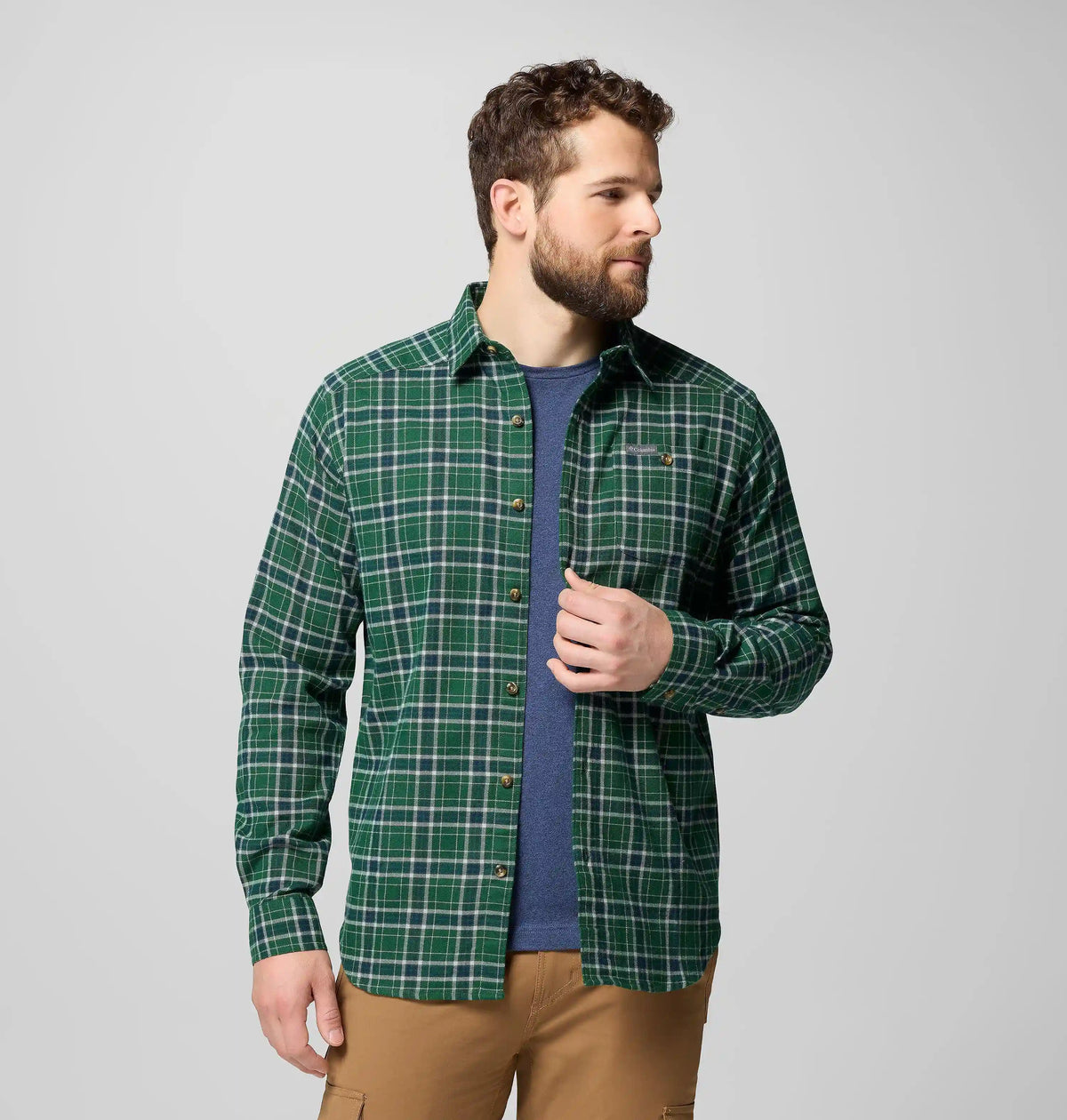 Men's Cornell Woods Flannel Long Sleeve Shirt