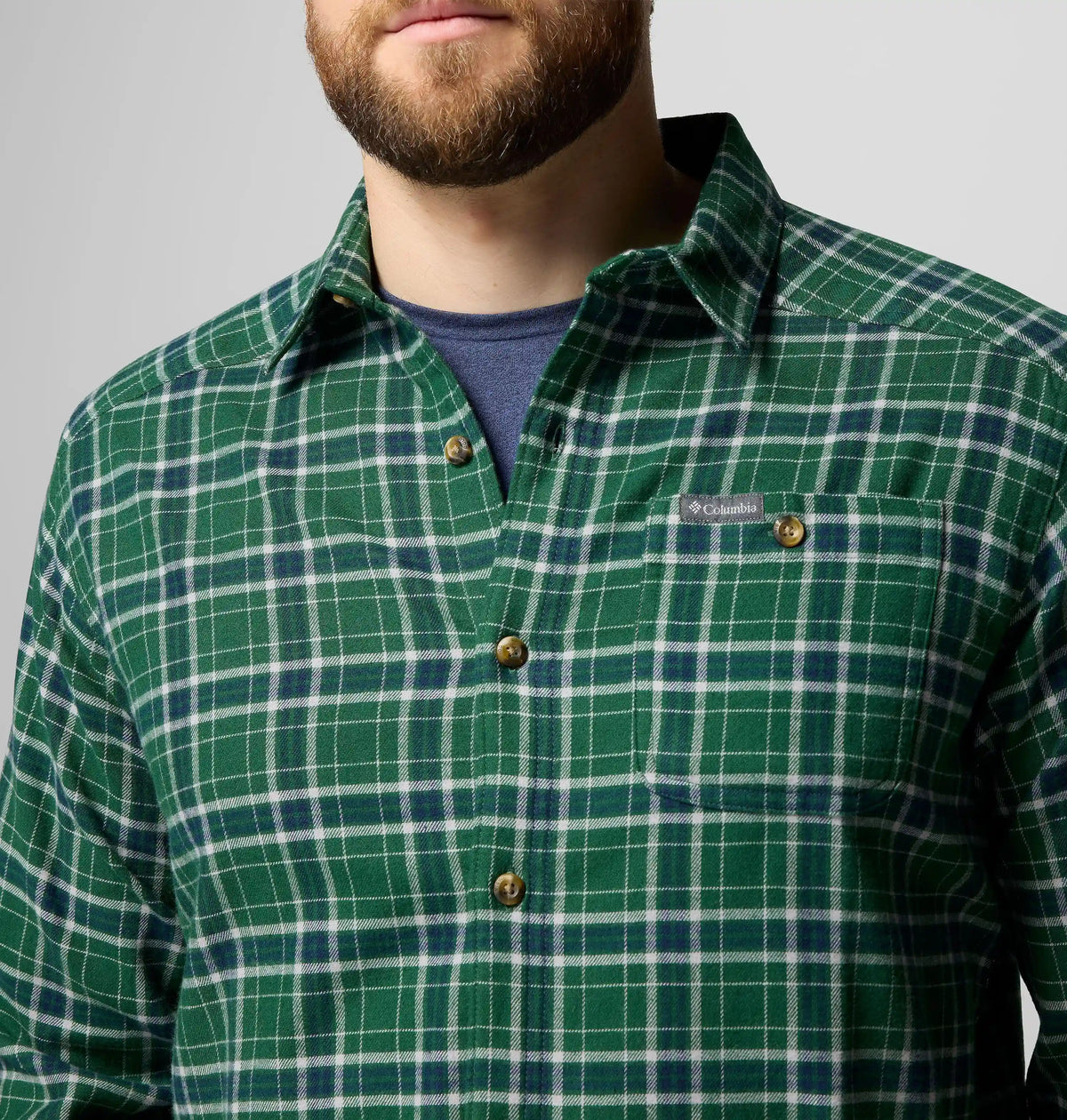 Men's Cornell Woods Flannel Long Sleeve Shirt