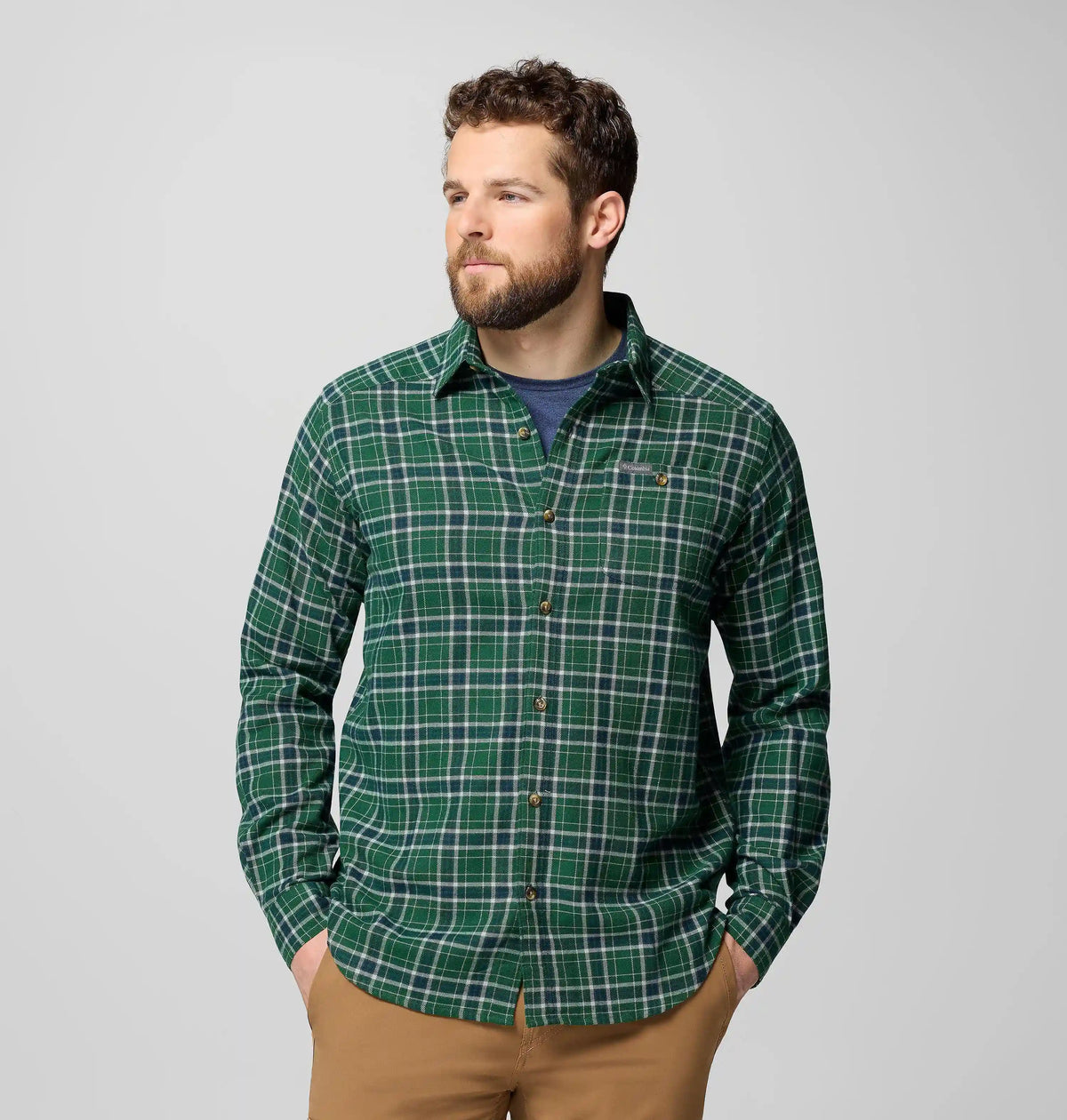 Men's Cornell Woods Flannel Long Sleeve Shirt