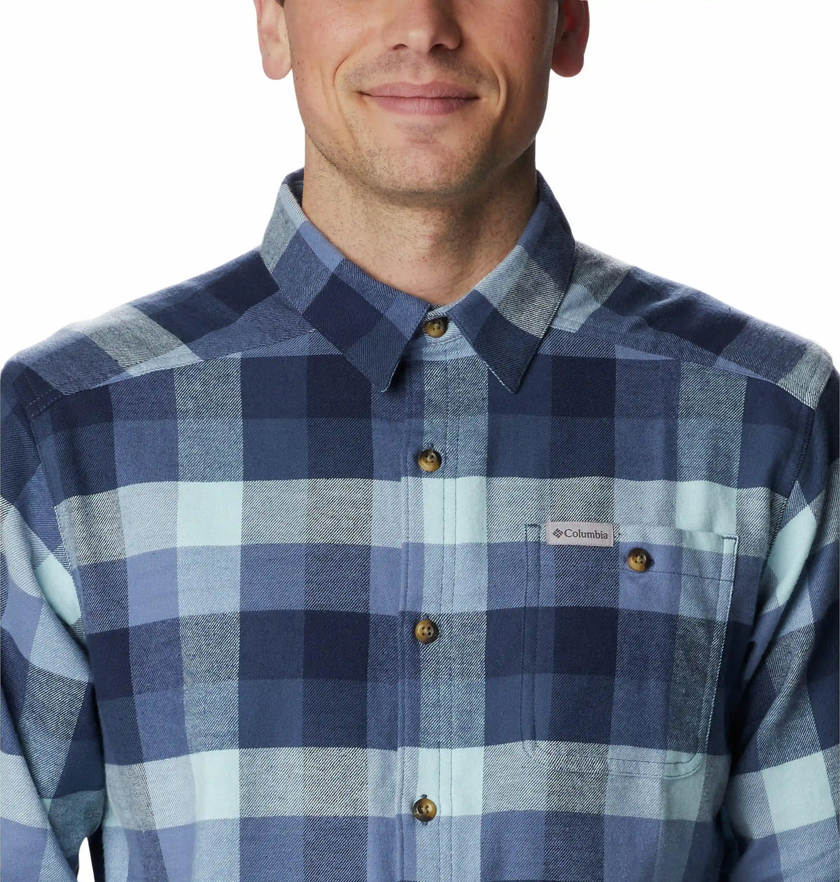 Men's Cornell Woods Flannel Long Sleeve Shirt - Tall