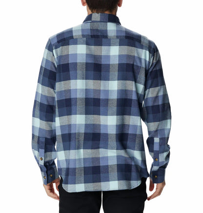 Men's Cornell Woods Flannel Long Sleeve Shirt - Tall