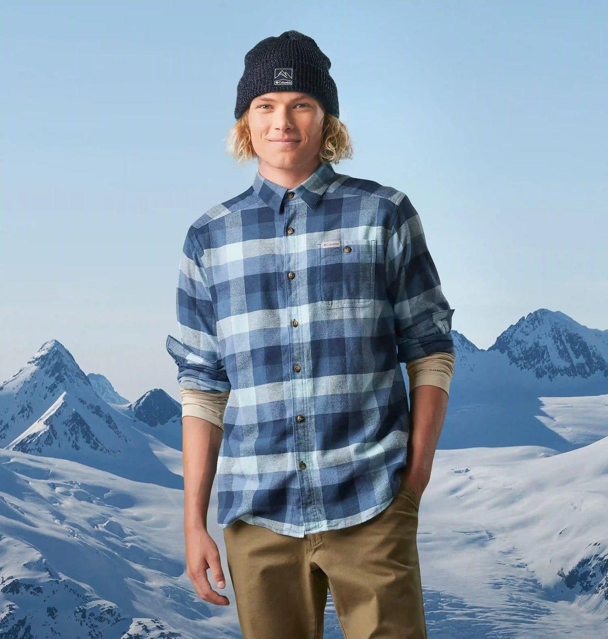 Men's Cornell Woods Flannel Long Sleeve Shirt