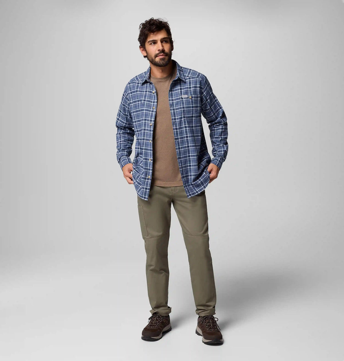 Men's Cornell Woods Flannel Long Sleeve Shirt