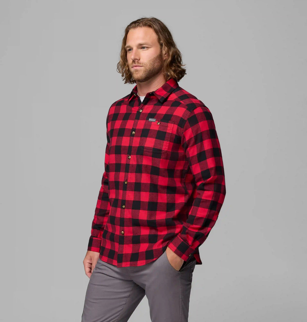 Men's Cornell Woods Flannel Long Sleeve Shirt