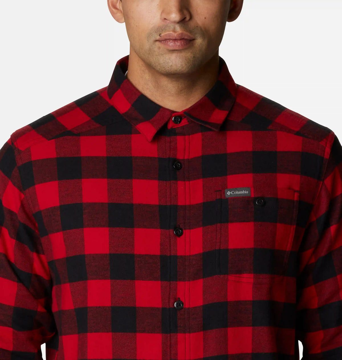 Men's Cornell Woods Flannel Long Sleeve Shirt - Tall