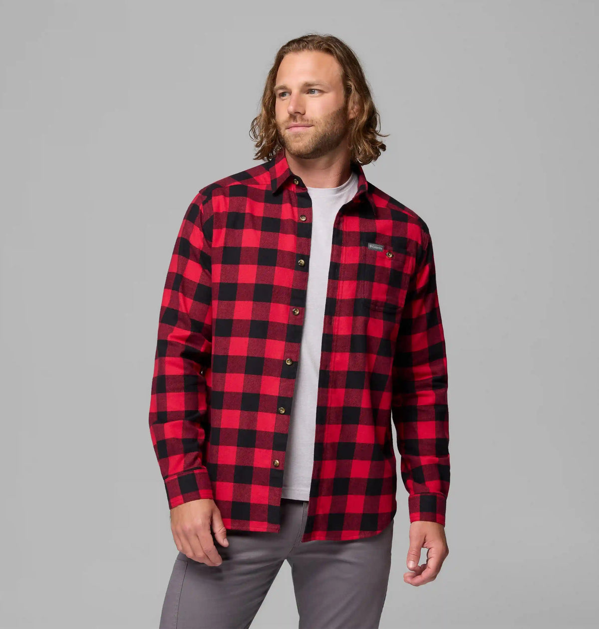 Men's Cornell Woods Flannel Long Sleeve Shirt