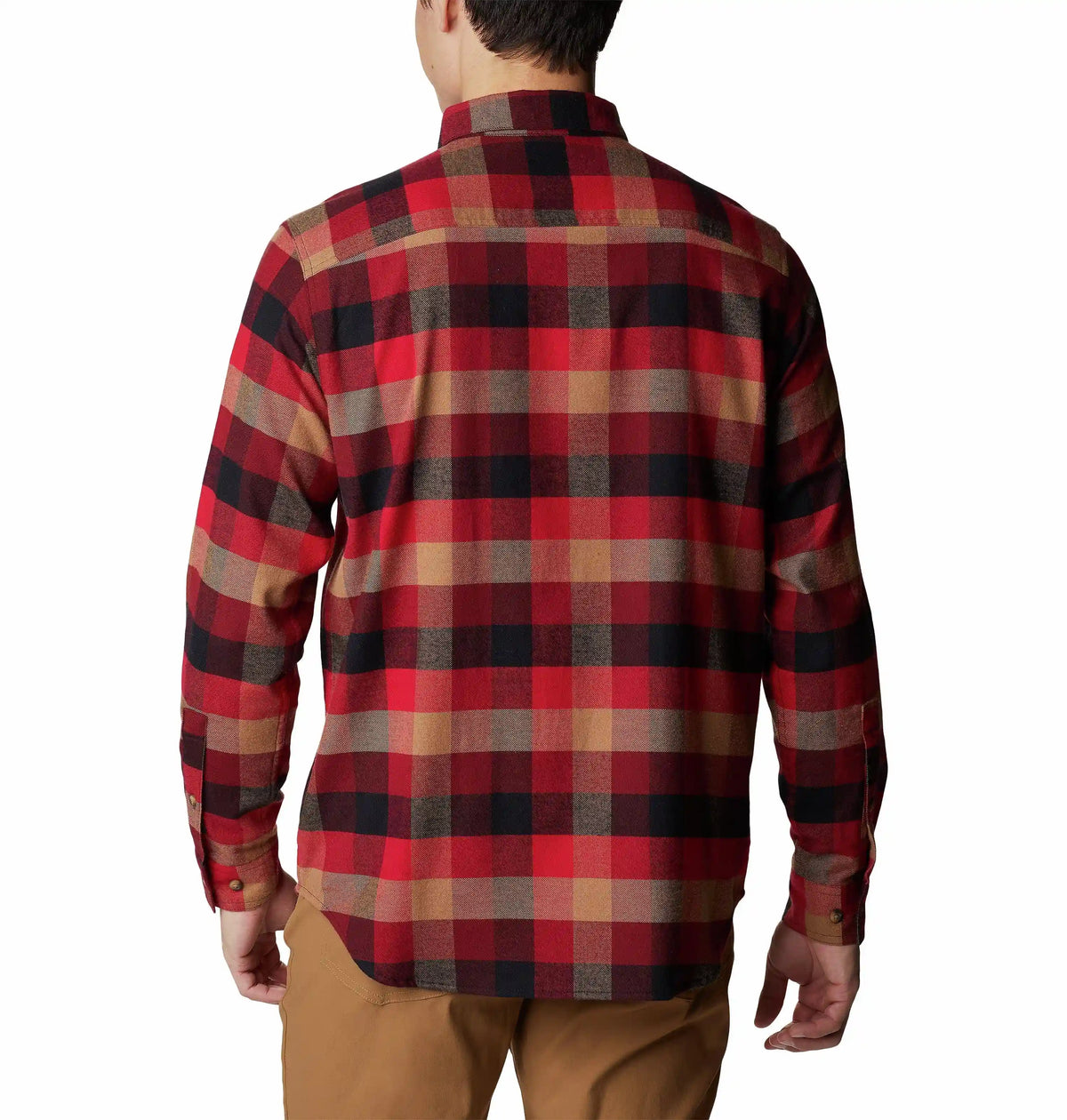 Men's Cornell Woods Flannel Long Sleeve Shirt - Tall
