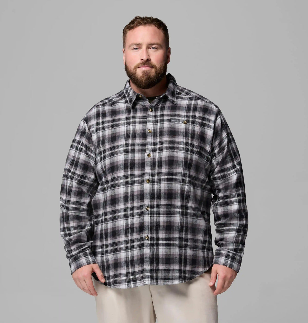 Men's Cornell Woods Flannel Long Sleeve Shirt - Big