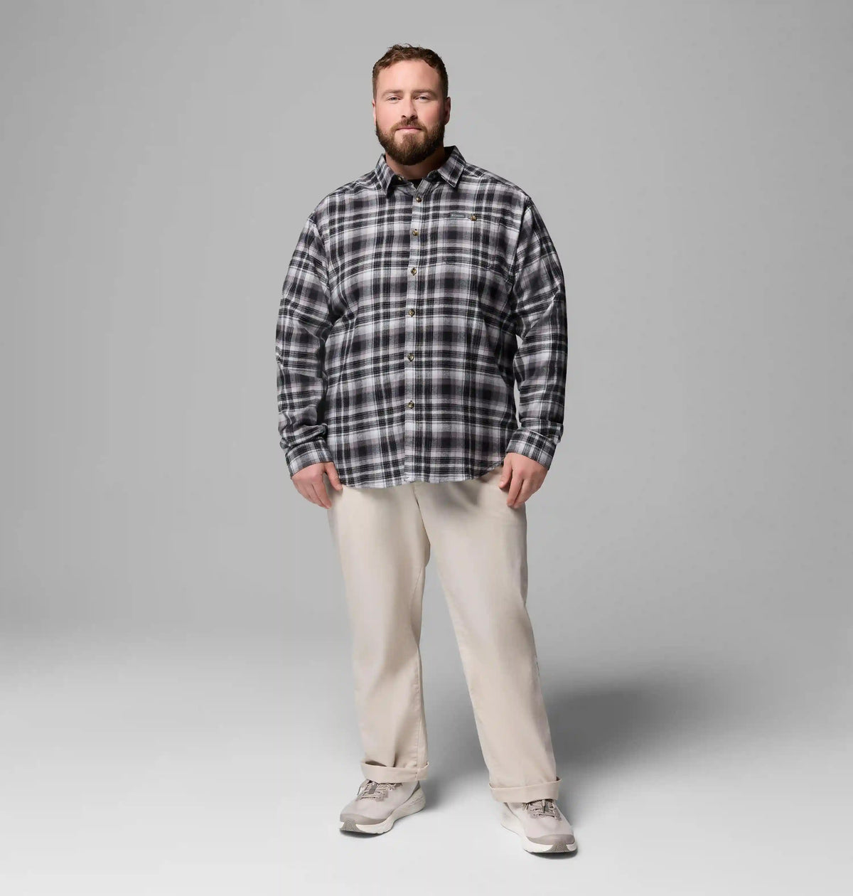 Men's Cornell Woods Flannel Long Sleeve Shirt - Big