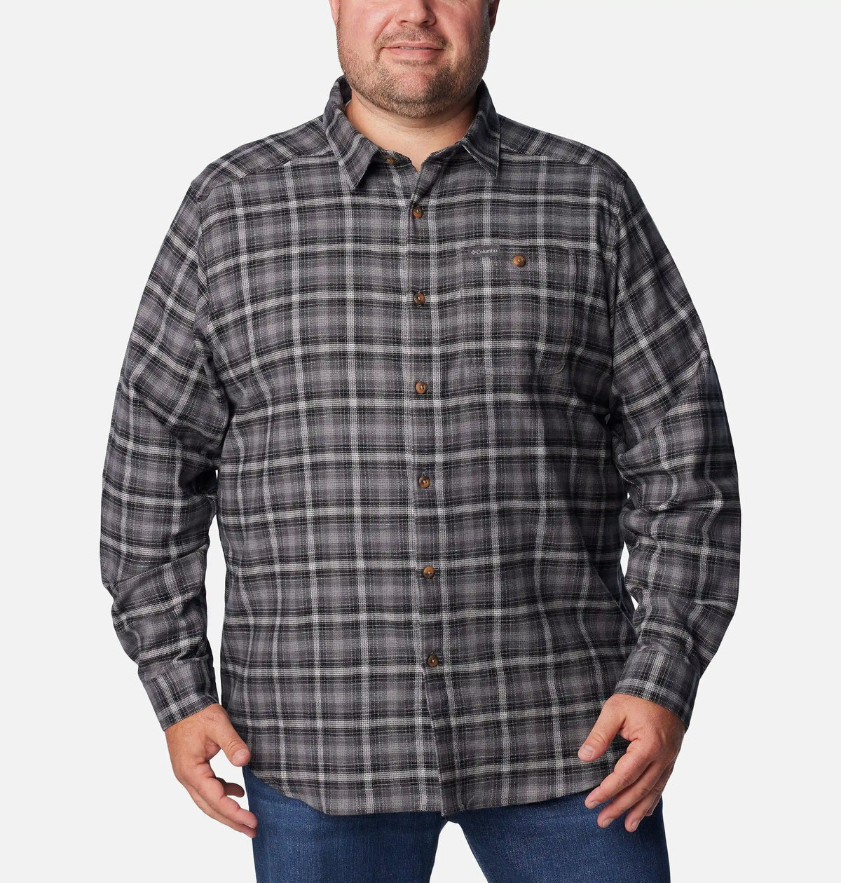 Men's Cornell Woods Flannel Long Sleeve Shirt - Big