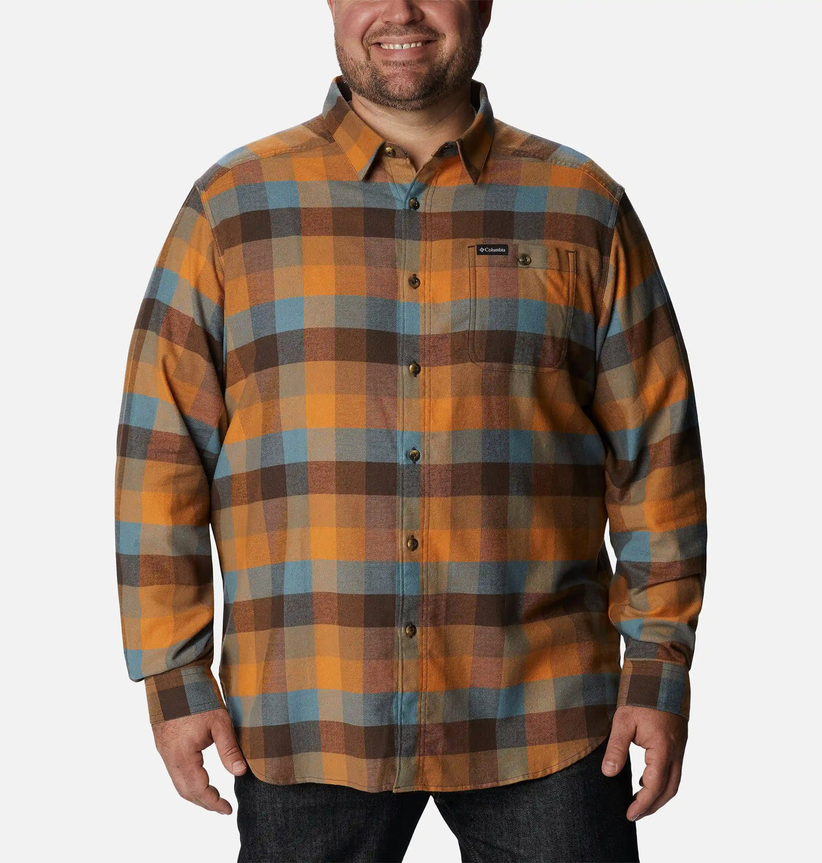 Men's Cornell Woods Flannel Long Sleeve Shirt - Big