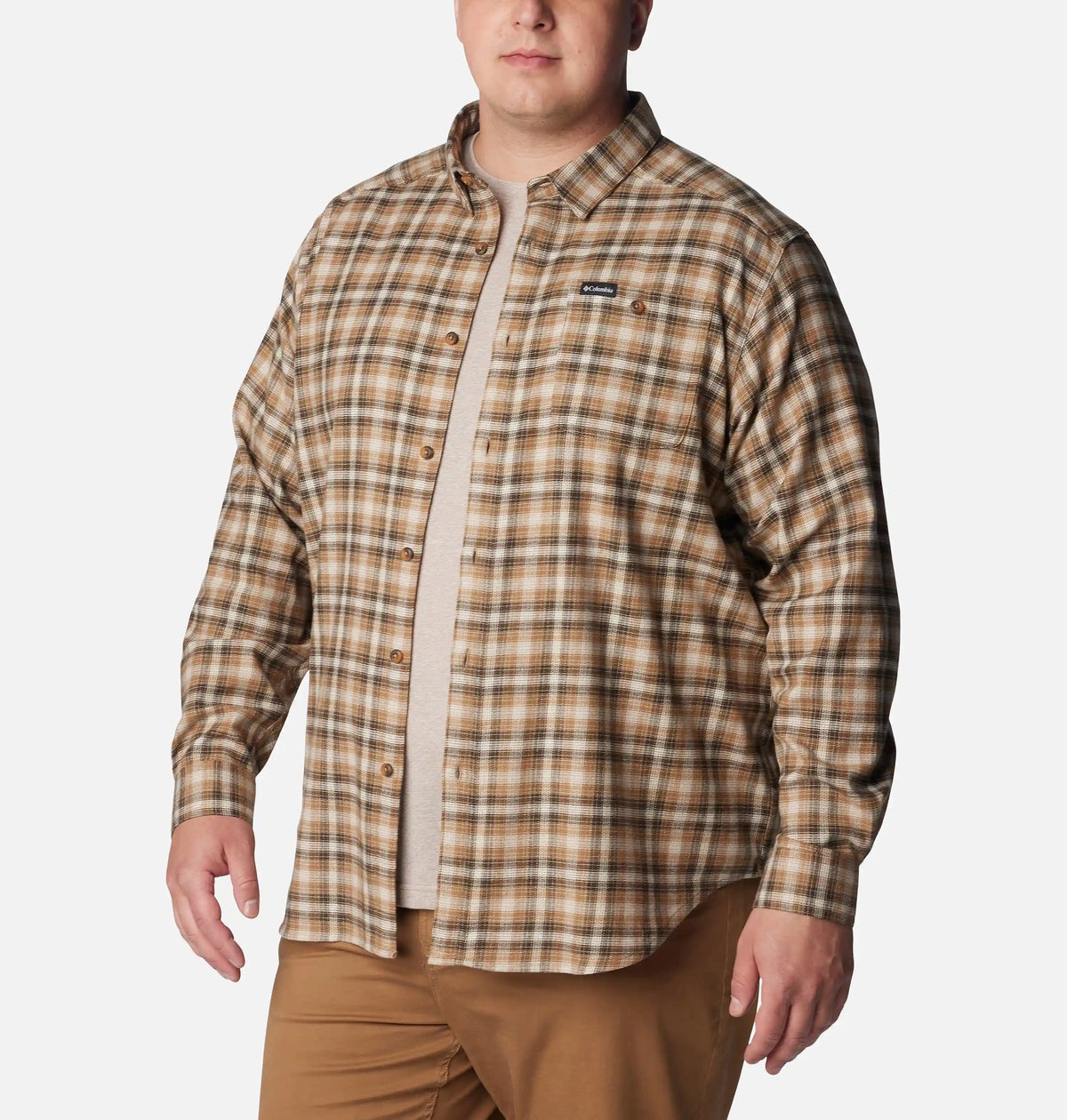 Men's Cornell Woods Flannel Long Sleeve Shirt - Big