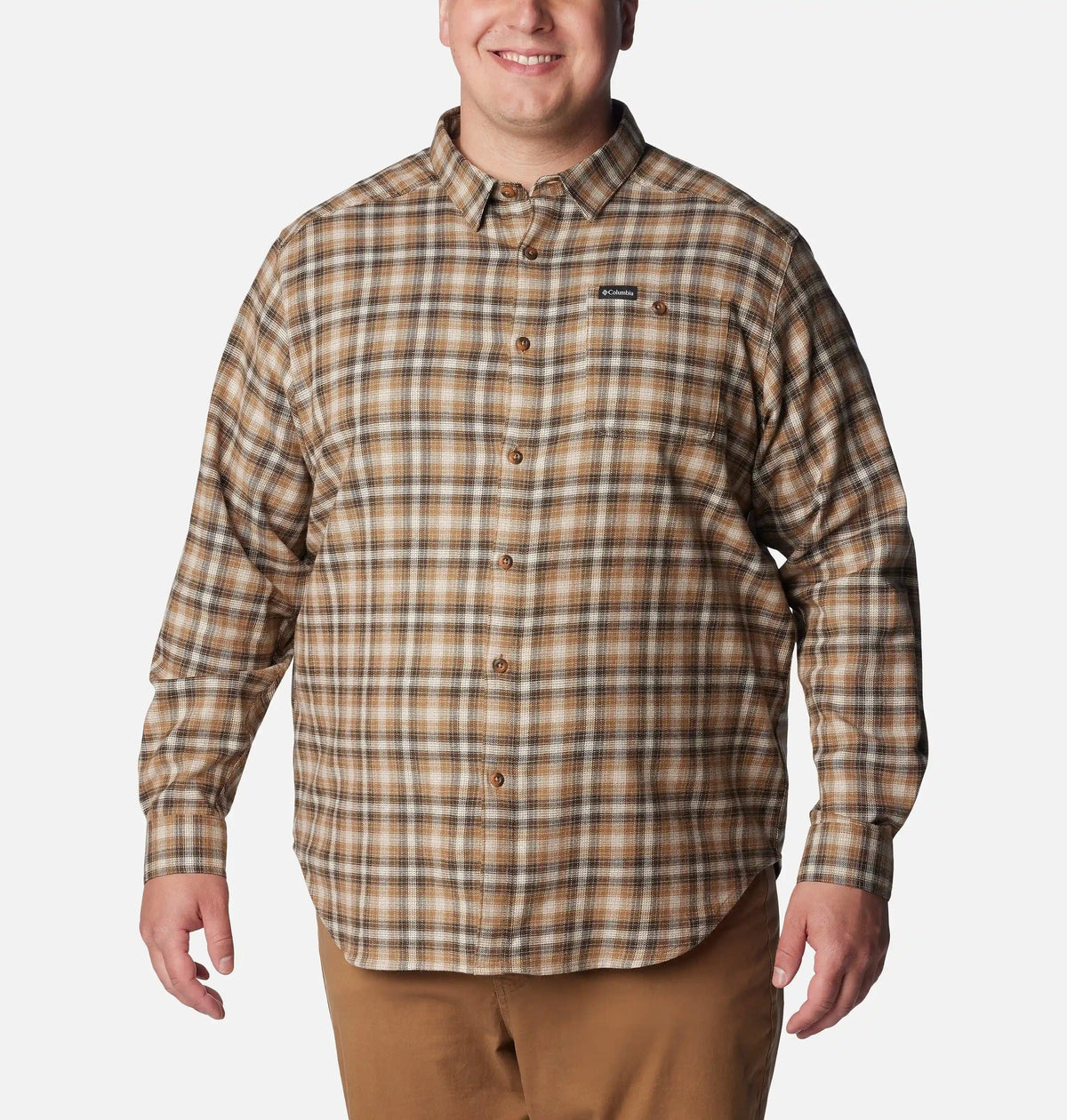 Men's Cornell Woods Flannel Long Sleeve Shirt - Big