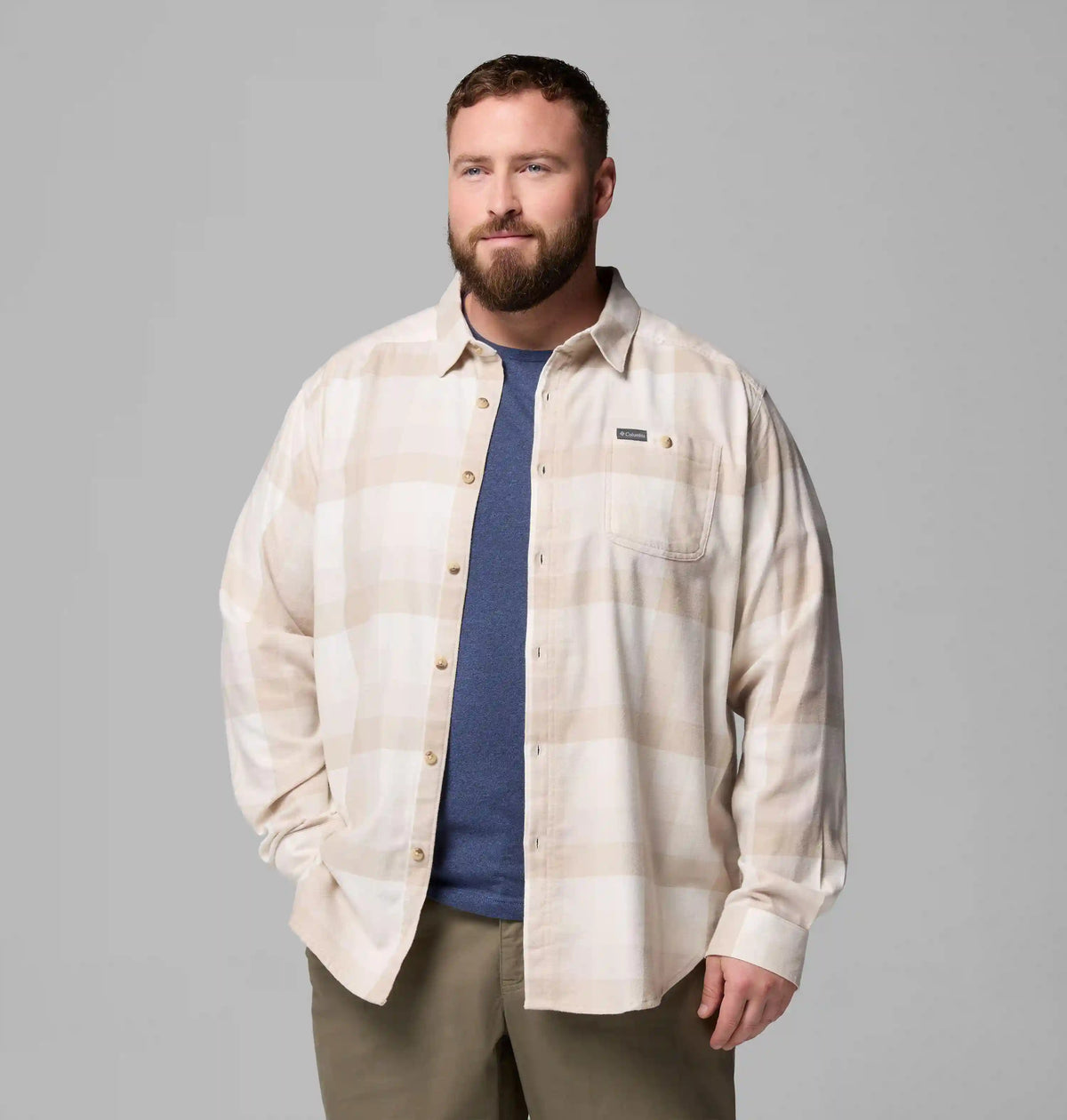 Men's Cornell Woods Flannel Long Sleeve Shirt - Big