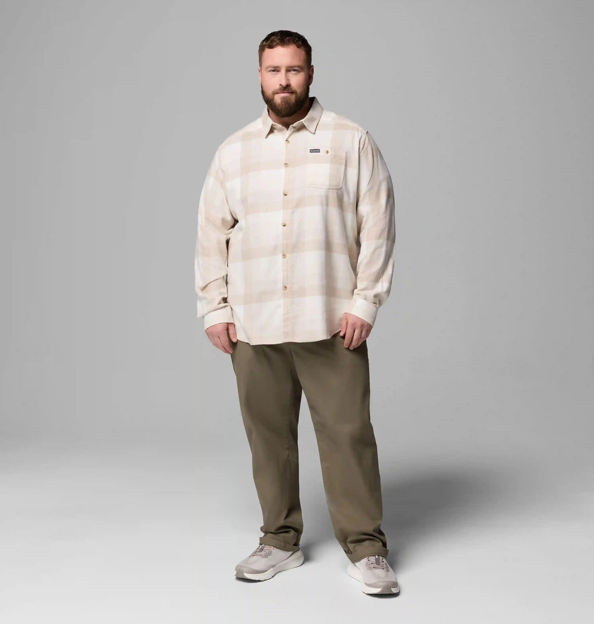 Men's Cornell Woods Flannel Long Sleeve Shirt - Big