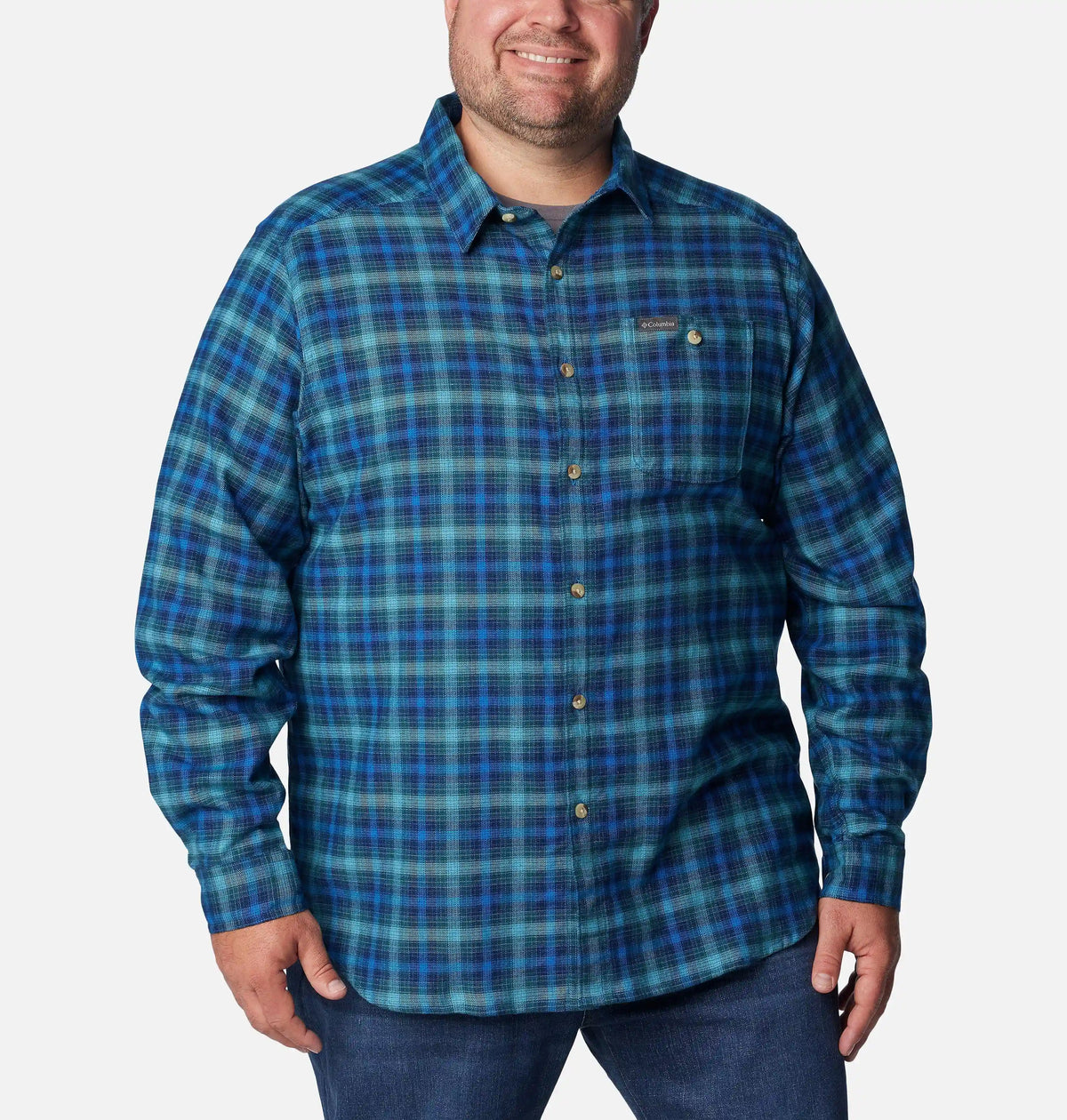Men's Cornell Woods Flannel Long Sleeve Shirt - Big