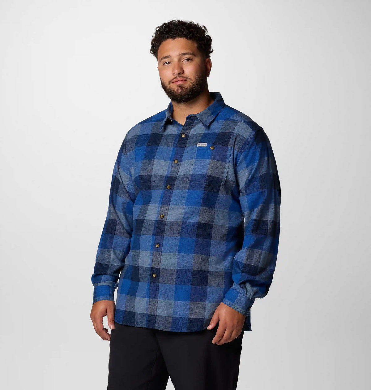 Men's Cornell Woods Flannel Long Sleeve Shirt - Big