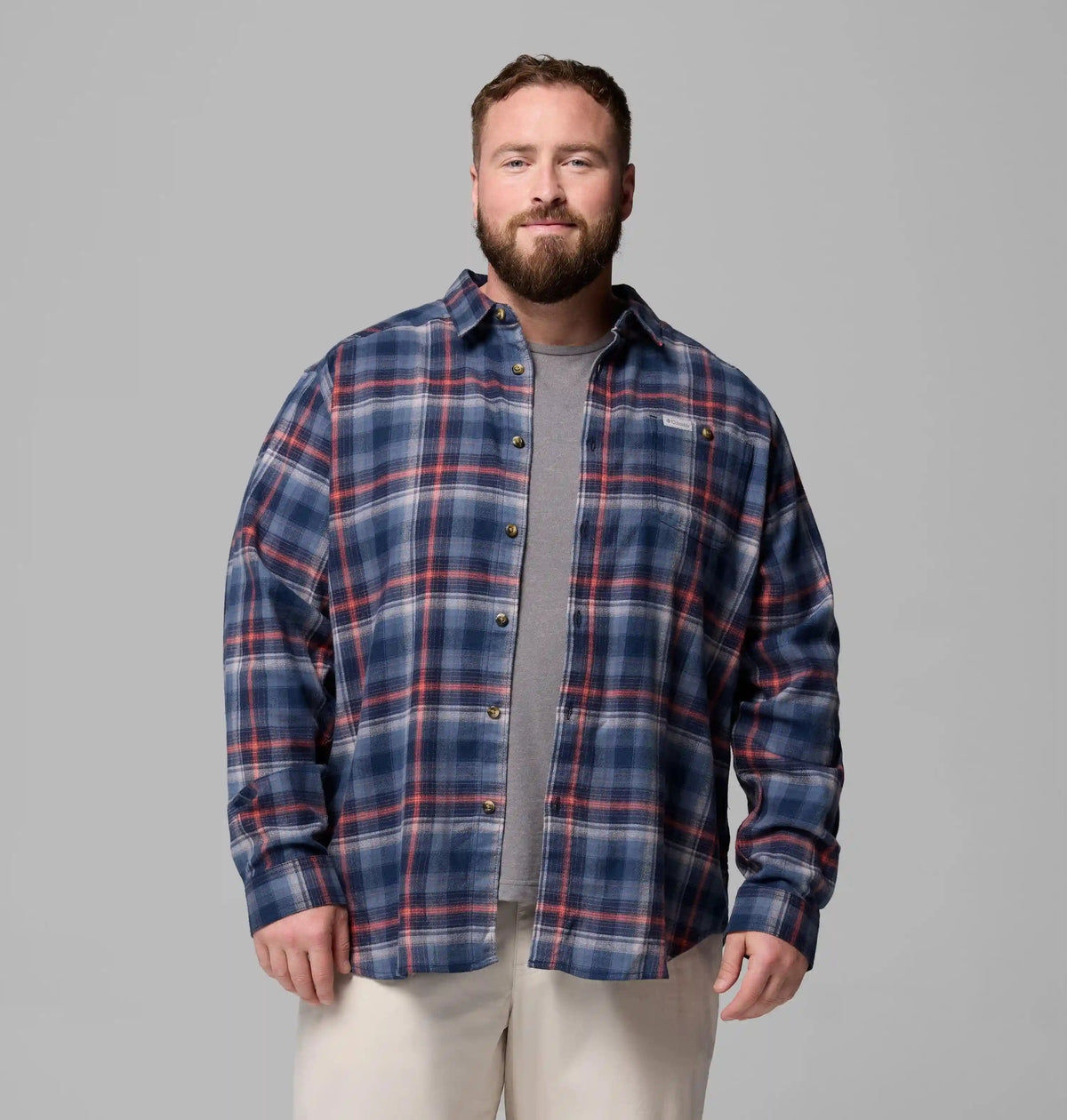 Men's Cornell Woods Flannel Long Sleeve Shirt - Big