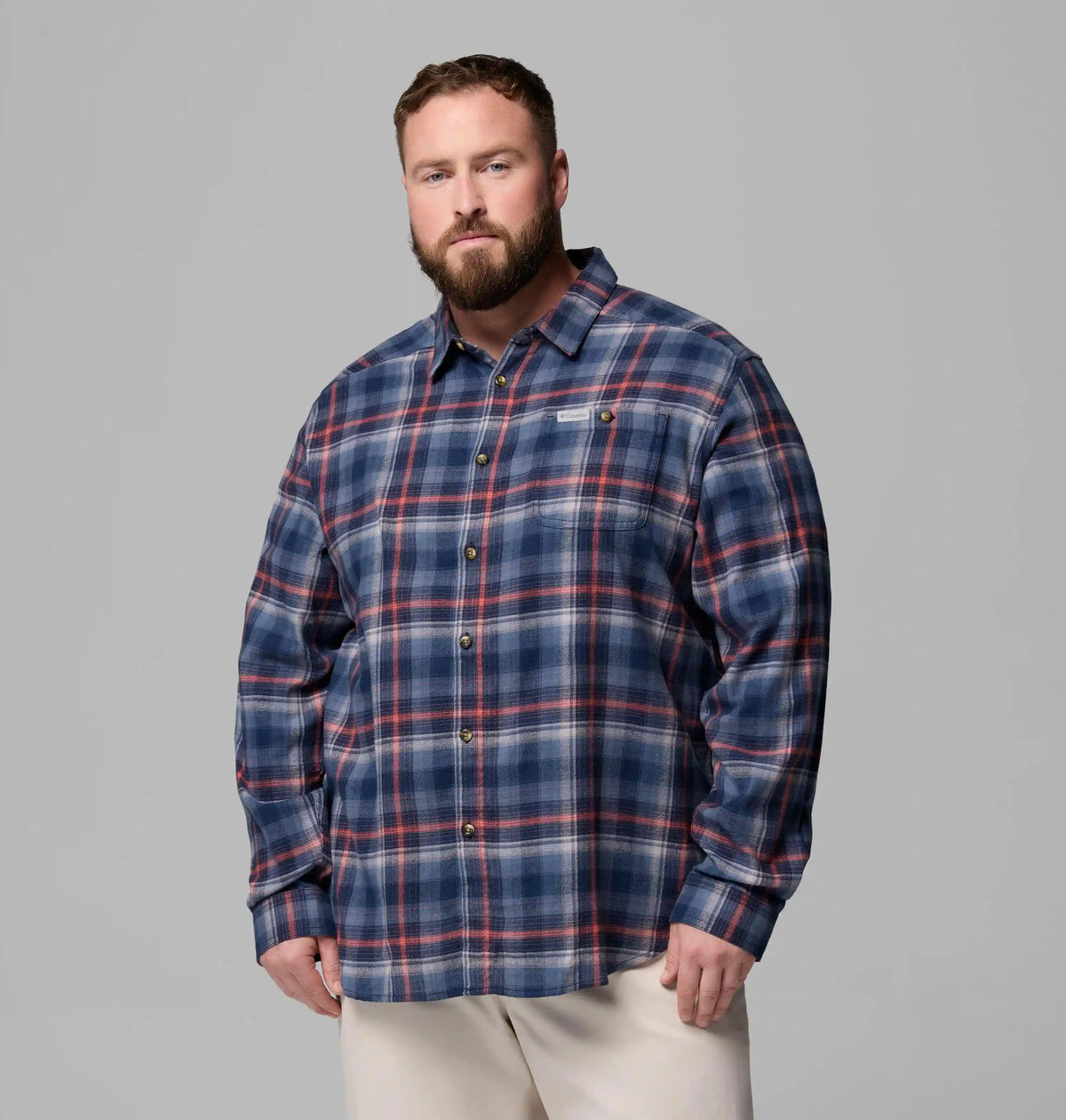 Men's Cornell Woods Flannel Long Sleeve Shirt - Big