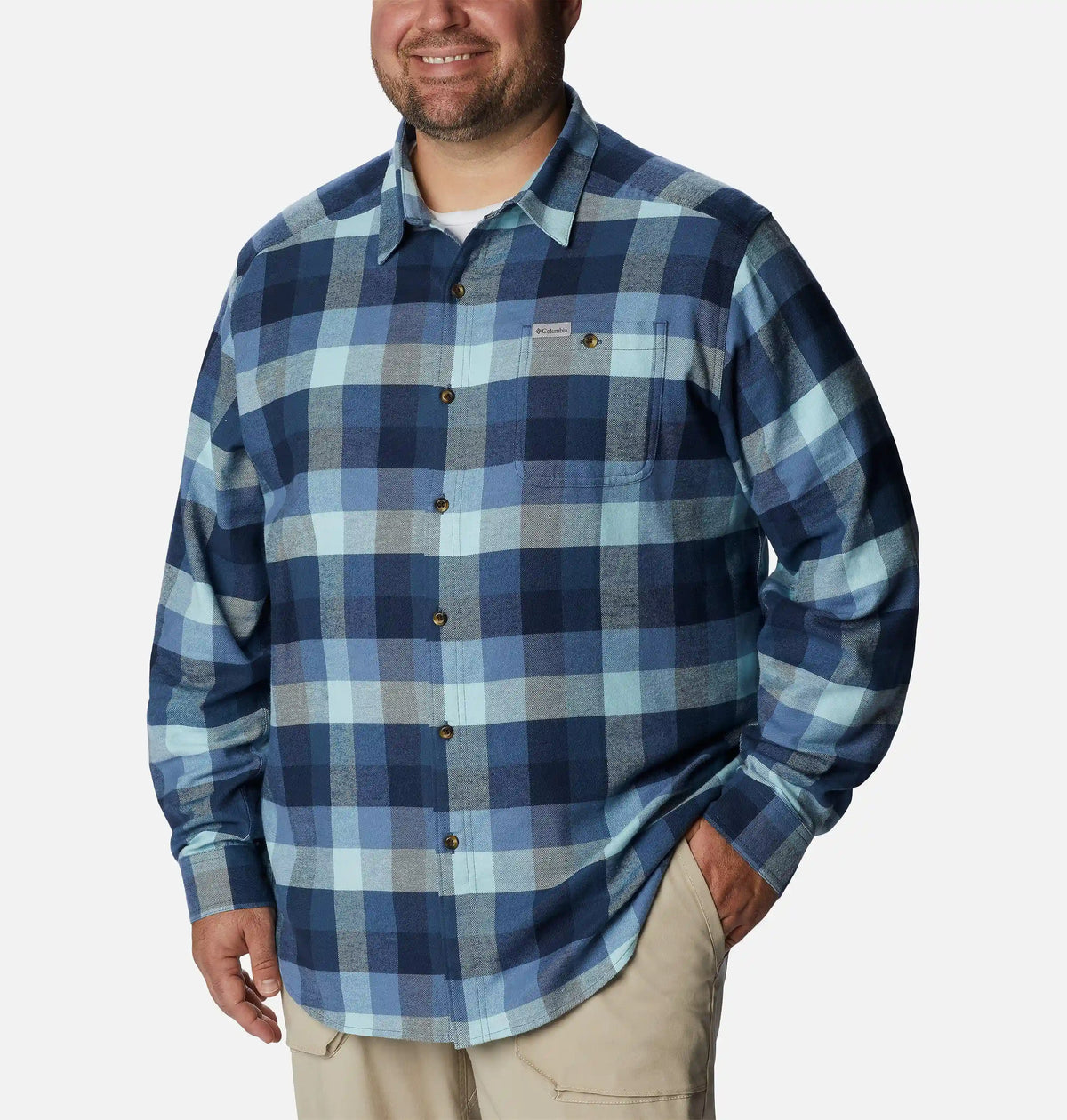 Men's Cornell Woods Flannel Long Sleeve Shirt - Big
