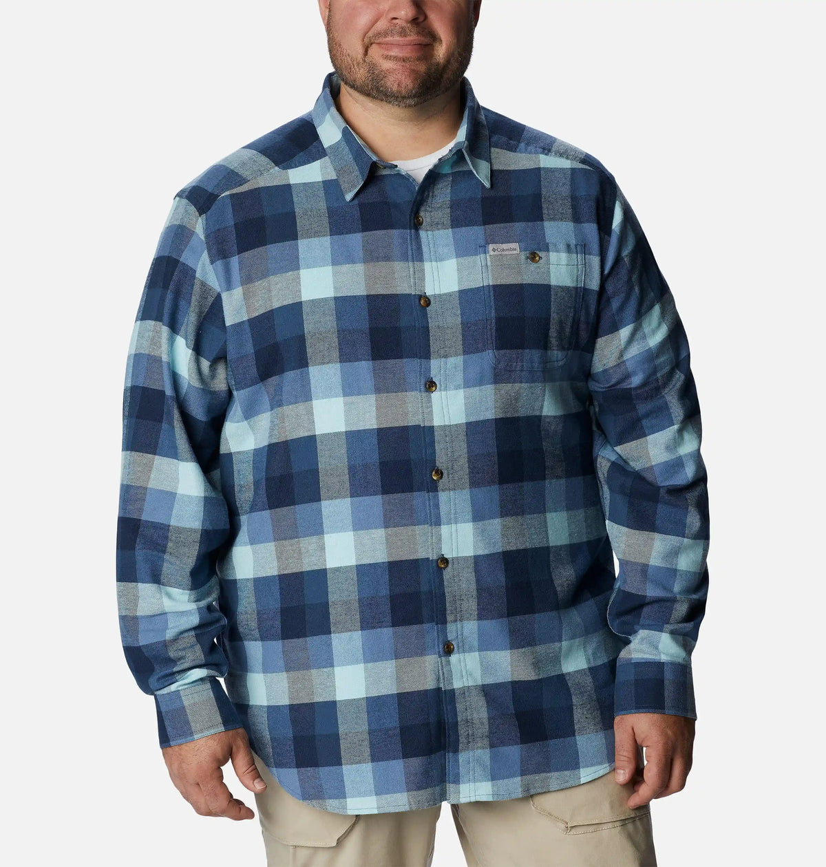 Men's Cornell Woods Flannel Long Sleeve Shirt - Big
