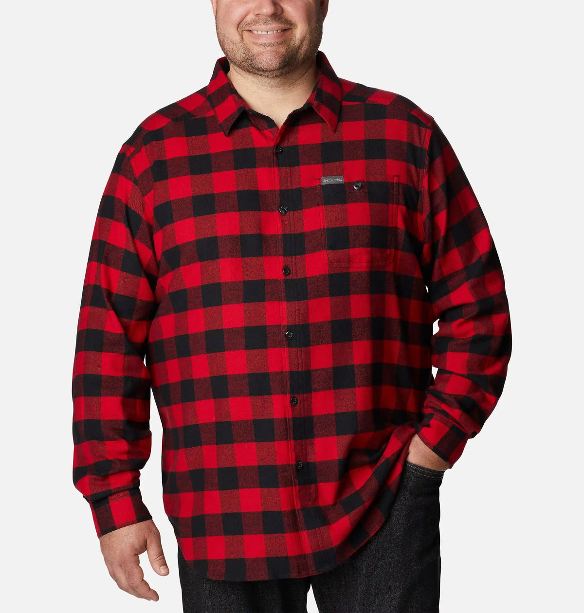 Men's Cornell Woods Flannel Long Sleeve Shirt - Big