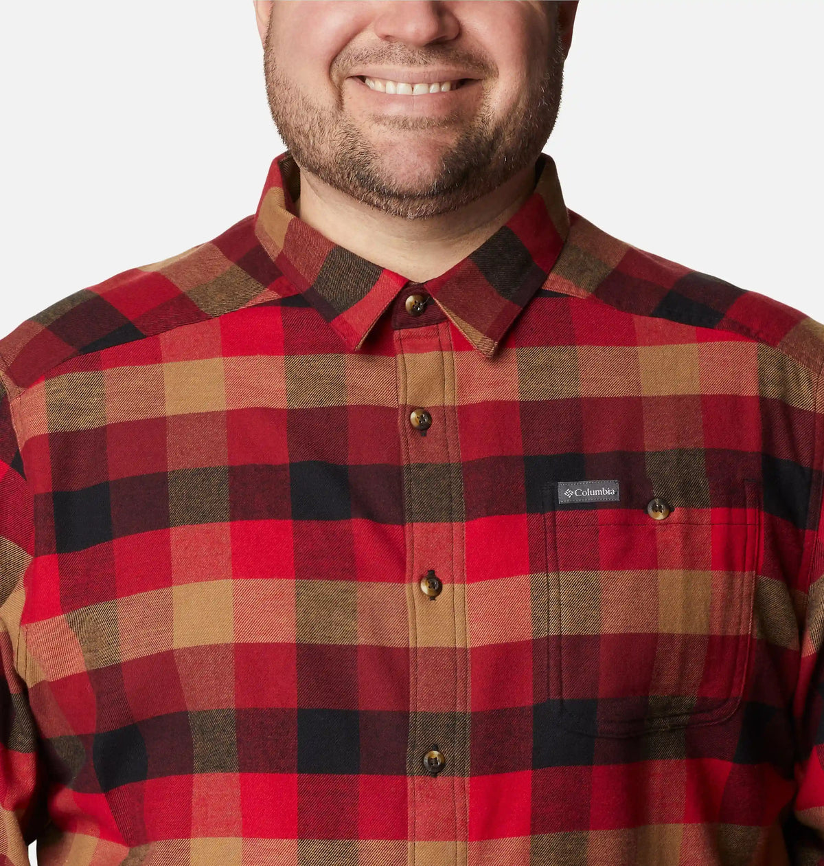Men's Cornell Woods Flannel Long Sleeve Shirt - Big