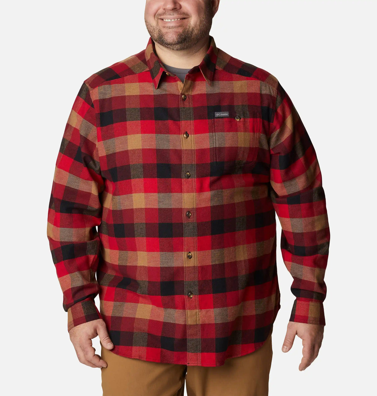 Men's Cornell Woods Flannel Long Sleeve Shirt - Big