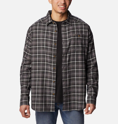 Men's Cornell Woods Flannel Long Sleeve Shirt - Tall