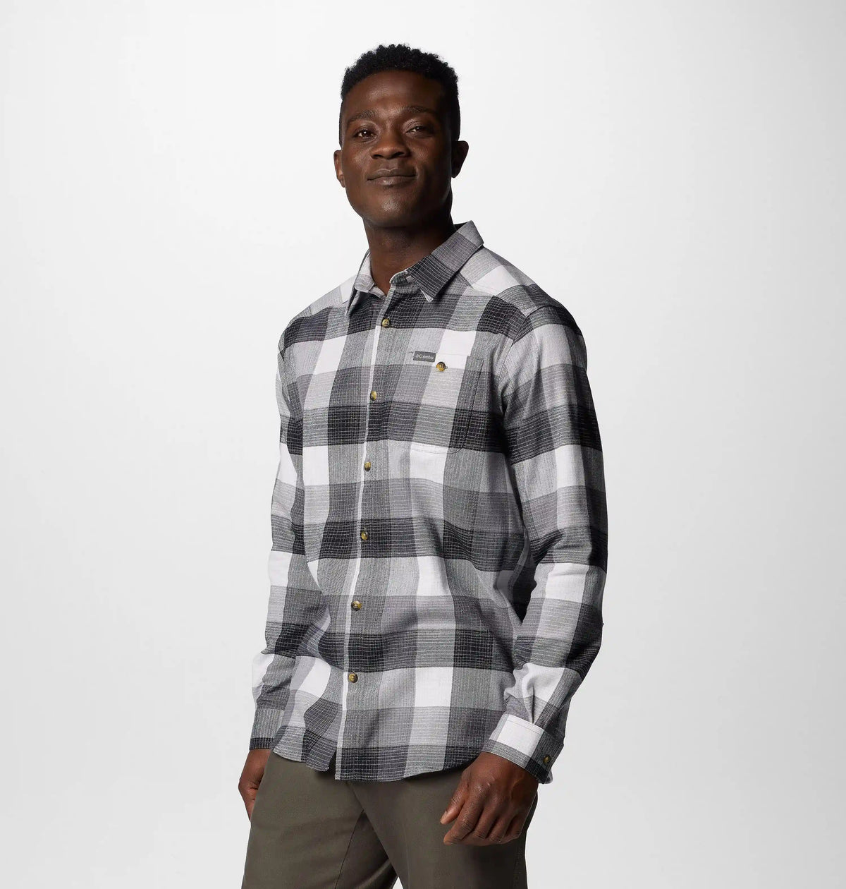 Men's Cornell Woods Flannel Long Sleeve Shirt - Tall