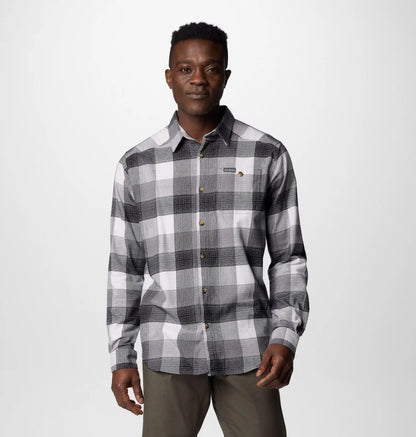 Men's Cornell Woods Flannel Long Sleeve Shirt - Tall