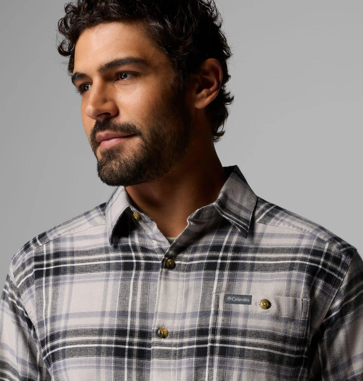 Men's Cornell Woods Flannel Long Sleeve Shirt - Tall
