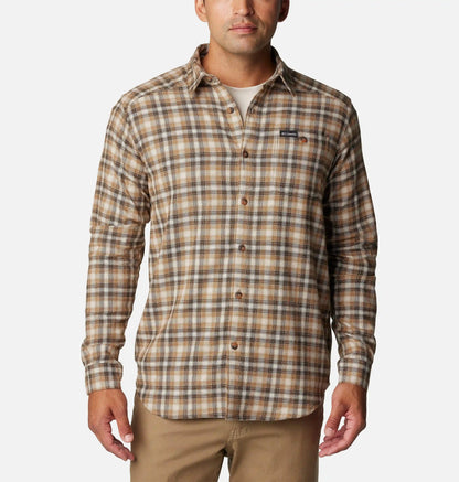 Men's Cornell Woods Flannel Long Sleeve Shirt - Tall