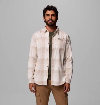 Men's Cornell Woods Flannel Long Sleeve Shirt - Tall