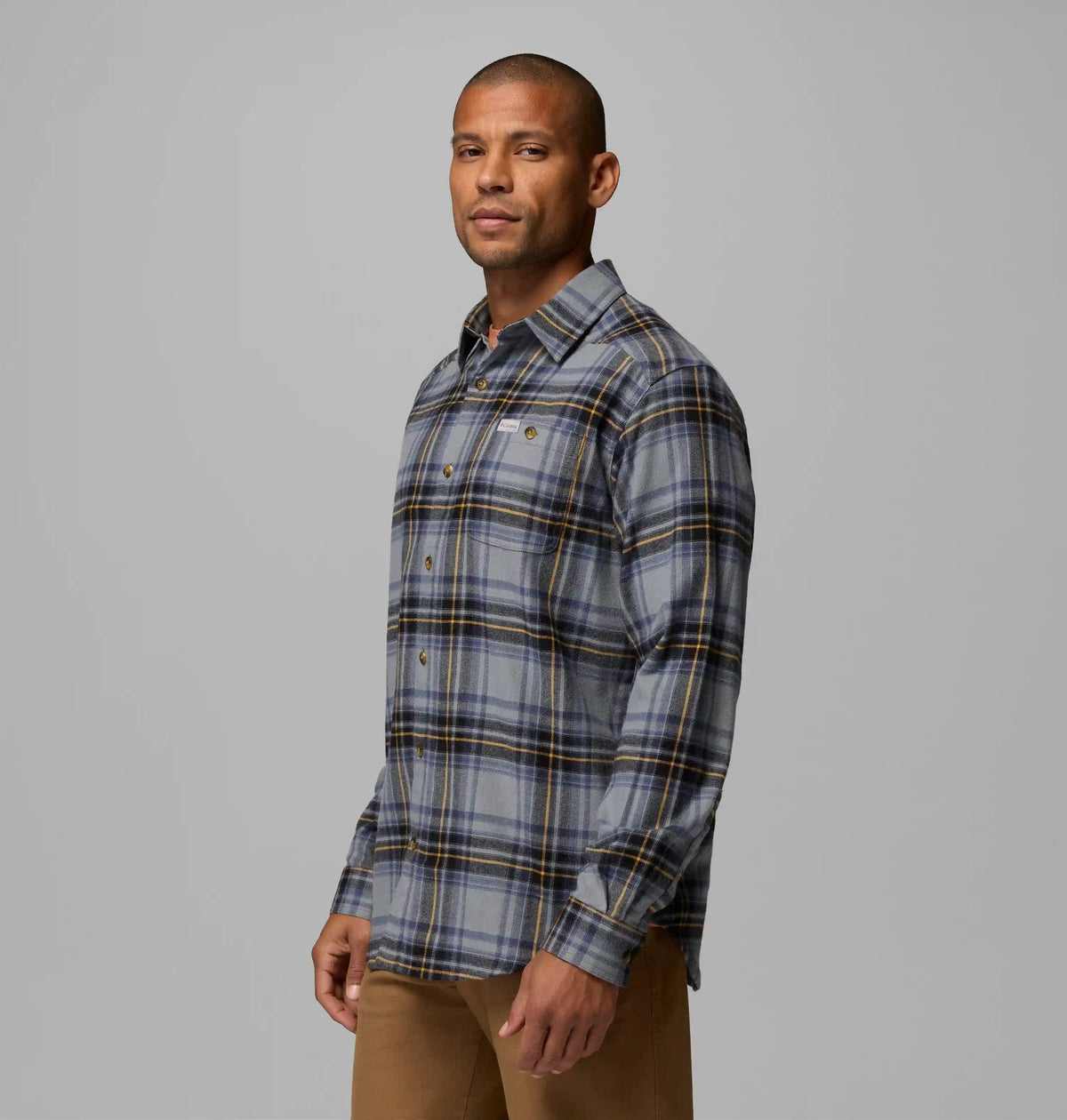 Men's Cornell Woods Flannel Long Sleeve Shirt - Tall