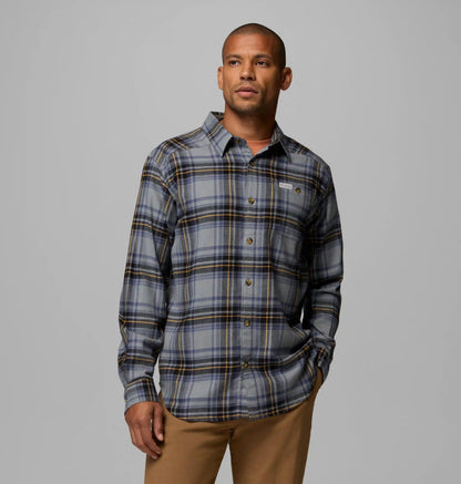 Men's Cornell Woods Flannel Long Sleeve Shirt - Tall