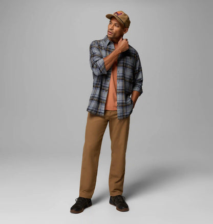 Men's Cornell Woods Flannel Long Sleeve Shirt - Tall