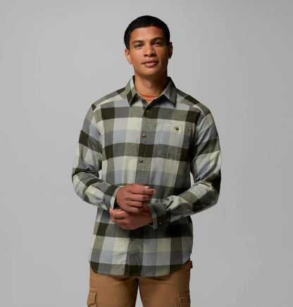Men's Cornell Woods Flannel Long Sleeve Shirt - Tall