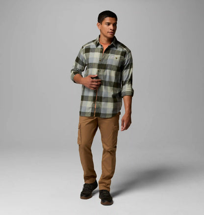 Men's Cornell Woods Flannel Long Sleeve Shirt - Tall