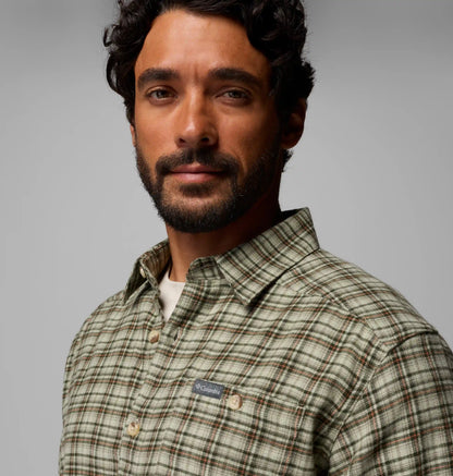 Men's Cornell Woods Flannel Long Sleeve Shirt - Tall
