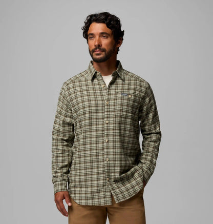 Men's Cornell Woods Flannel Long Sleeve Shirt - Tall