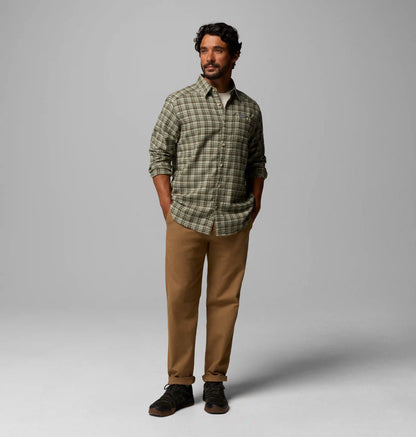 Men's Cornell Woods Flannel Long Sleeve Shirt - Tall