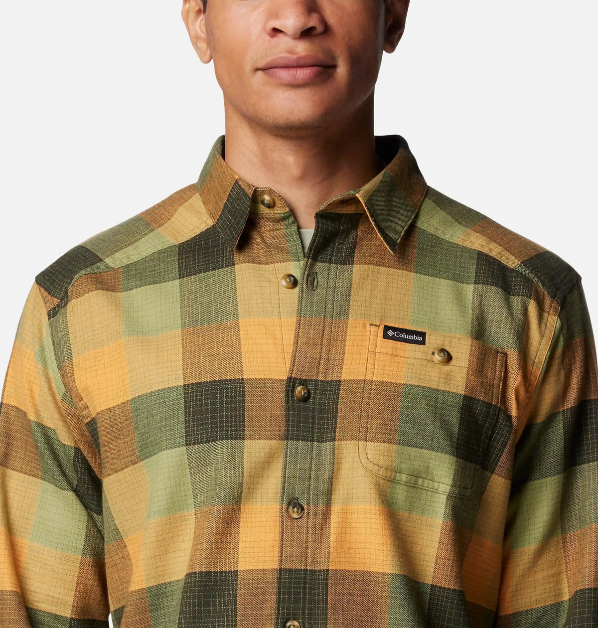 Men's Cornell Woods Flannel Long Sleeve Shirt - Tall
