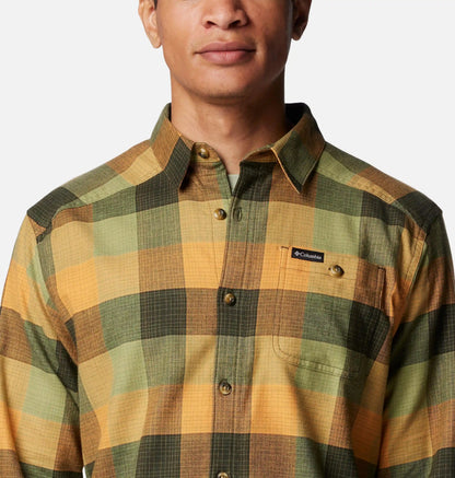 Men's Cornell Woods Flannel Long Sleeve Shirt - Tall