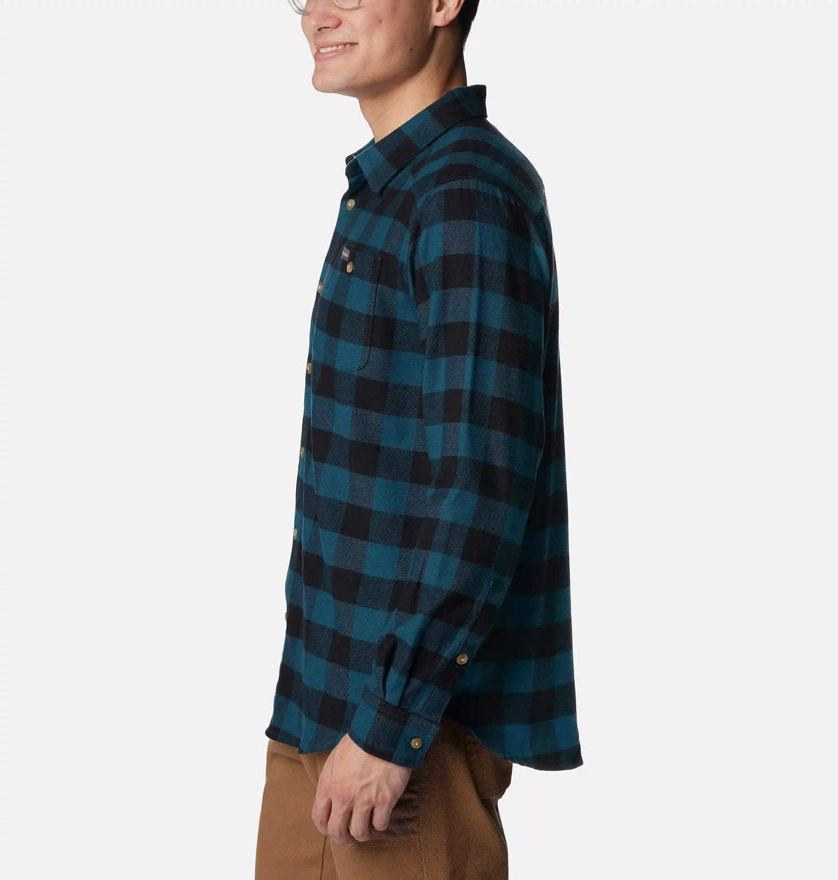 Men's Cornell Woods Flannel Long Sleeve Shirt - Tall