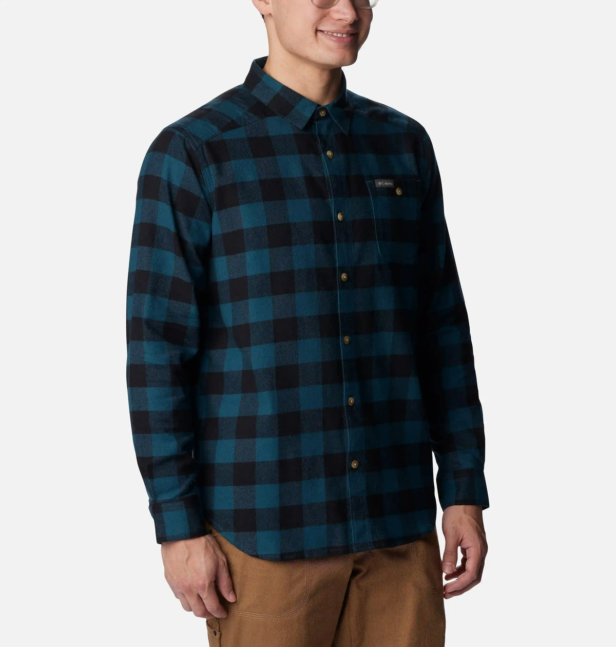Men's Cornell Woods Flannel Long Sleeve Shirt - Tall