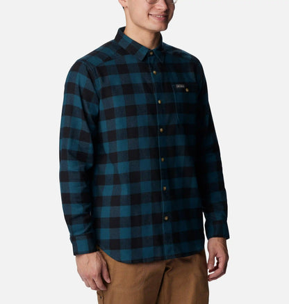 Men's Cornell Woods Flannel Long Sleeve Shirt - Tall