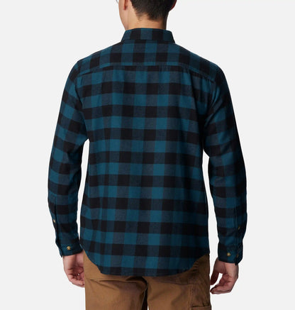 Men's Cornell Woods Flannel Long Sleeve Shirt - Tall