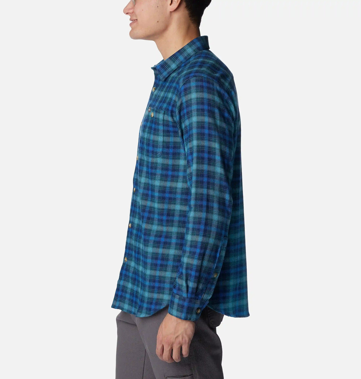 Men's Cornell Woods Flannel Long Sleeve Shirt - Tall